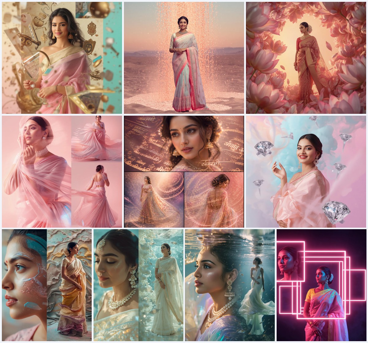 Top 10 Wedding Saree AI Prompts for Grand Event Photography | gemini ai photo prompt copy paste trending 2026 instagram